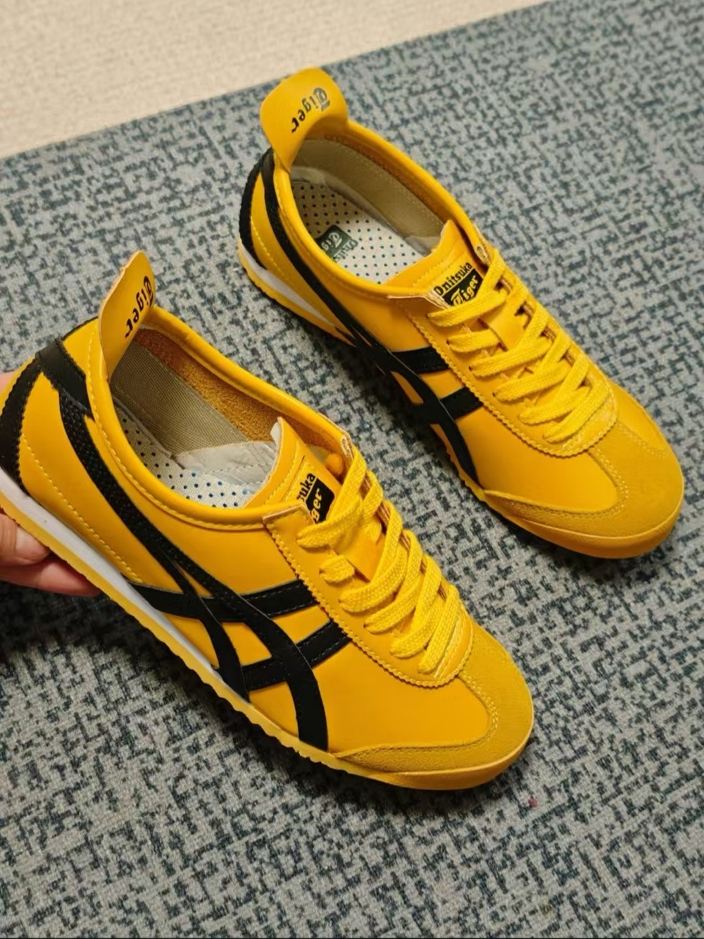 Onitsuka Tiger MEXICO 66 Women's Yellow Casual Sneakers – Multiple Sizes